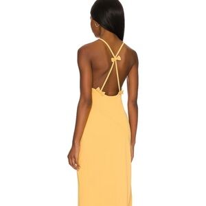 Amanda Uprichard x Revolve Melonie Dress in Citron NWOT